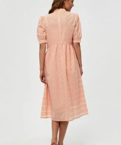 Minus Femme FRIJA Robe De Jour Apricot Tan -SOLDES D'ÉTÉ - Minus Fashion fe618c9a0f10456aaa8d4acbb04791c8