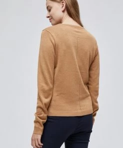 Minus NEW LAURA Gilet Almond Melange Femme -SOLDES D'ÉTÉ - Minus Fashion feea106d2fa7498fa1394c935a9b8b0a